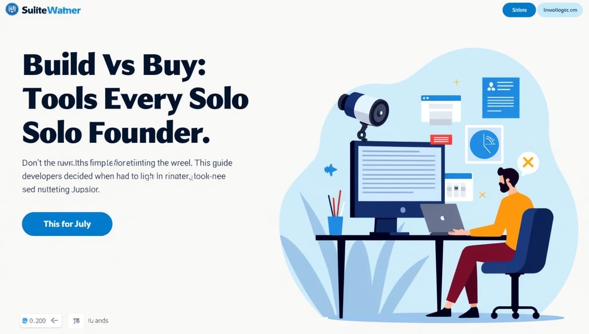 Build vs Buy: Tools Every Solo Founder Should Consider
